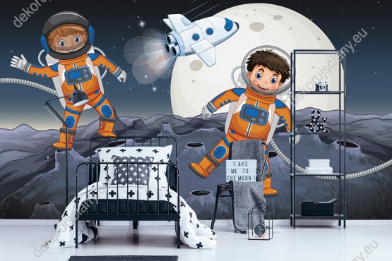 fototapeta-astronauci-na-obcej-planecie-dla-dzieci
