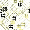Wzornik tapety do pokoju dziennego, dziecięcego, młodzieżowego, sypialni, salonu, przedpokoju, biura we wzory geometryczne, w kolorach zielonym i czarnym, na białym tle.