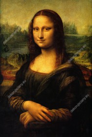 Wzornik obrazu, reprodukcja obrazu Mona Lisa autorstwa Leonarda da Vinci.