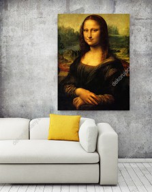 Wizualizacja obrazu, Reprodukcja obrazu Mona Lisa autorstwa Leonarda da Vinci.