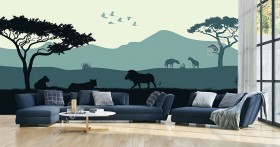 fototapetaafrykanskasawanna